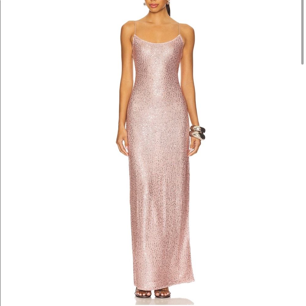 Lovers and Friends Rosa Maxi Dress in Pink